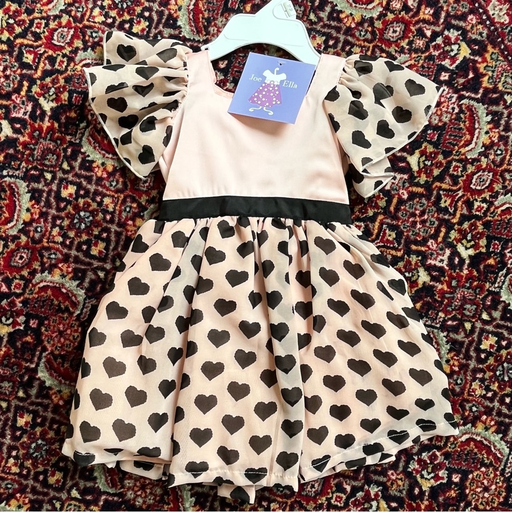 NWT Baby Girl Heart Dress 12m